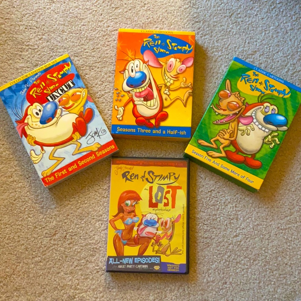 11 Ren and Stimpy DVDs